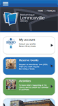 Mobile Screenshot of bibliolennoxvillelibrary.ca